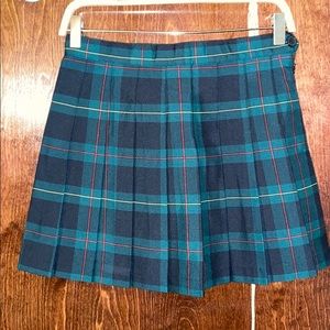 Plaid tennis skirt